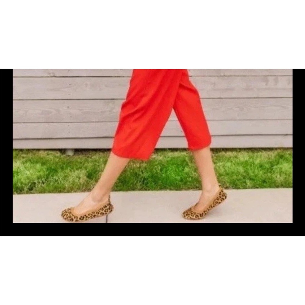 Yosi Samra Samara Ballet
Flats Foldable Leopard Calf
Hair Sz 9 Shoe